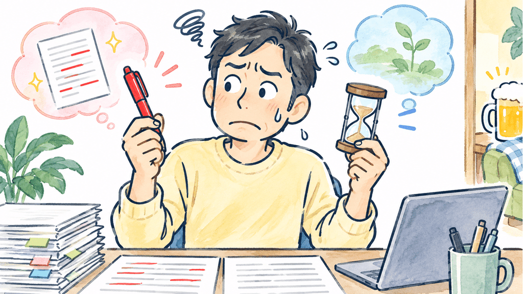 余裕がなくなり指摘したくなる支援者のイメージ